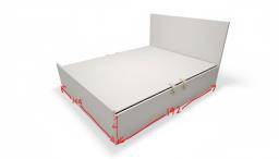 5 ft Hydraulic Storage Bed queen size image 1