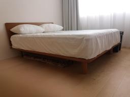 95 New double Muji Bed Frame image 1