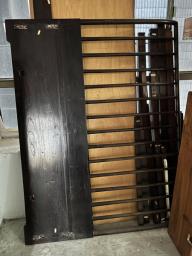 Antique Old Bed w 4 drawers image 1
