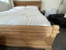 Bed frame - wooden super king size image 3