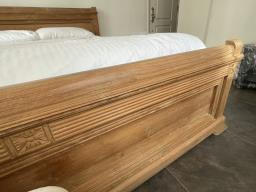 Bed frame - wooden super king size image 2