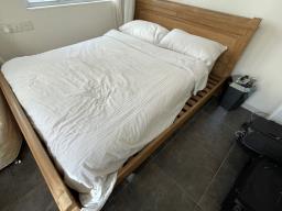 Bed frame - wooden super king size image 4