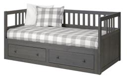 Bed with Trundle with 2 big drawers image 1