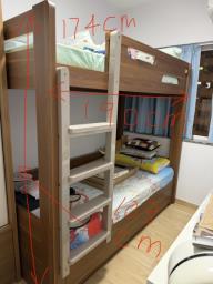 Bunk Bed for sale with mattress image 1