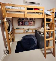 Childs Pine Bunk Bed image 1