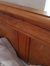 Double bed in solid wood image 3