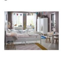 ext bed frame with matress 91x190 cm image 4