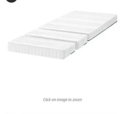 ext bed frame with matress 91x190 cm image 3