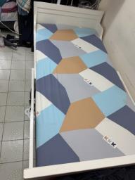 ext bed frame with matress 91x190 cm image 6