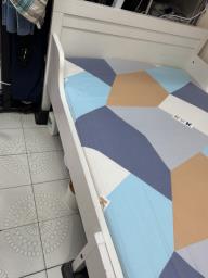 ext bed frame with matress 91x190 cm image 7