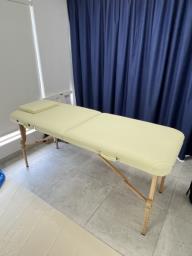 Foldable massage table white colour image 1