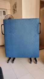 Folding bed with mattress image 1