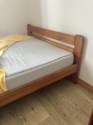 Free Bed Small double Real Wood frame image 2