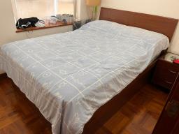 Free double bed and mattress image 1