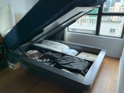 Gas lift storage bed  Sealy Posturepedi image 6