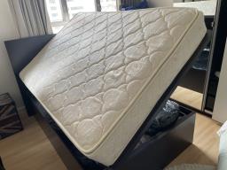 Hydraulic Storage Bed and Mattress image 3