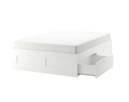 Ikea bed with storage image 1
