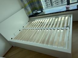 Ikea Double Malm bed image 2