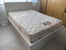 Ikea Double Ottoman bed and mattress image 1