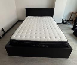 Ikea Malm Bedframe  Hush Home Mattress image 2