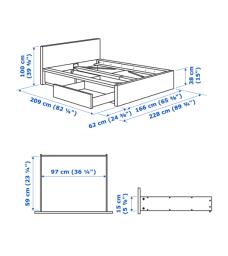 Ikea Malm Bedframe  Hush Home Mattress image 7