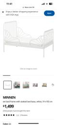 Ikea Minnen children bed image 2