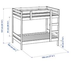 Ikea Mydal Bunk Bed  1 mattress - 600 image 2