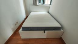 Ikea ottoman Bed white - 3 months old image 1