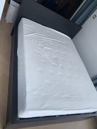 Ikea Ottoman bed with mattress queen image 2