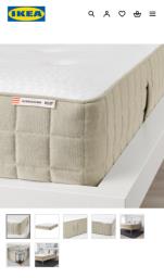 Ikea pocket sprung mattress image 1