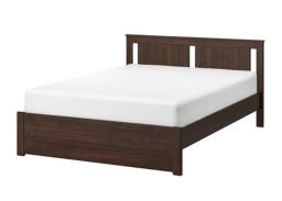 Ikea Queen Size Bed Frame  Mattress image 1