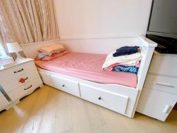 Ikea Single bed with mattress image 1