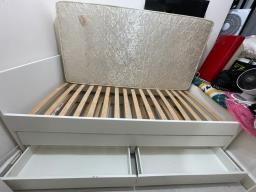 Ikea single storage bed wdrawers image 2