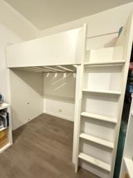 Ikea Småstad white loftbunk bed image 1