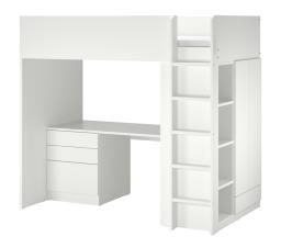 Ikea Småstad white loftbunk bed image 2