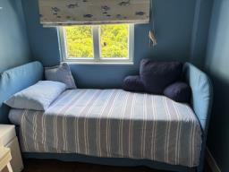 Italian twin container bed with trundle image 2