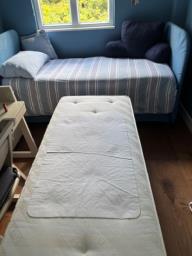 Italian twin container bed with trundle image 4
