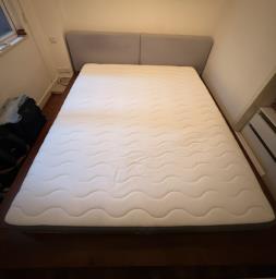 Japanese Style King Size Chestnut Wood b image 2