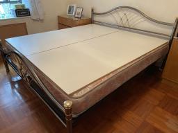 King Size Bed  2 Mattresses image 1