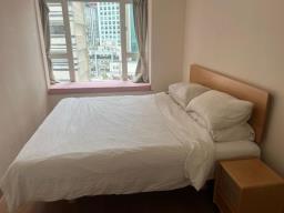 Kingsize bed mattress  2 bedside table image 1