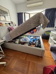 Lift up bed and mattress double size image 1
