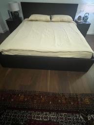 Like new Ikea bed side tables mattress image 4