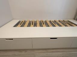 Moving Sale Ikea Nordli single bed frame image 2