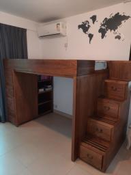 Moving Sale - Loft Bed with stairs image 1