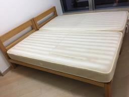 Muji Oak Solid Wood Single Bed urgent image 2