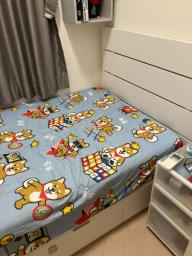 Nordli bedframe with storage 120x183 image 2