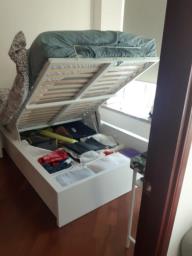 Ottoman bed frame Ikea image 7