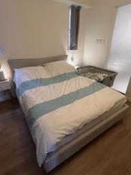 Queen size bed frame image 1
