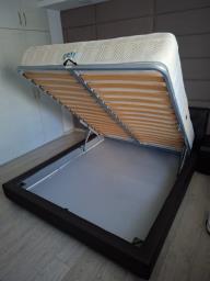 Queen-size Bed with Storage and Mattress image 4