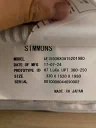 Queen size Simmons Mattress and Bedframe image 4